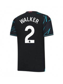 Moški Nogometna dresi replika Manchester City Kyle Walker #2 Tretji 2023-24 Kratek rokav